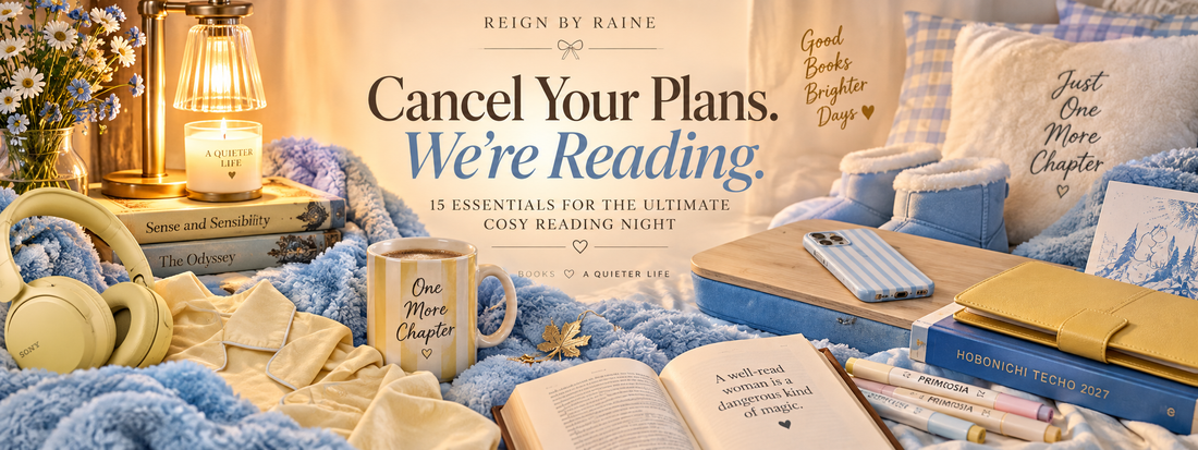 Cancel Your Plans, We’re Reading: 15 Cosy Reading Night Essentials