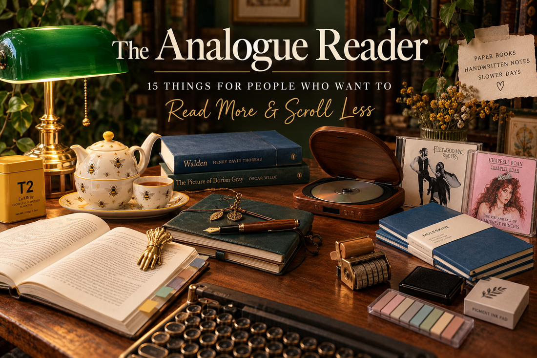 The Analogue Reader: 15 Things for People Who Want to Read More & Scroll Less