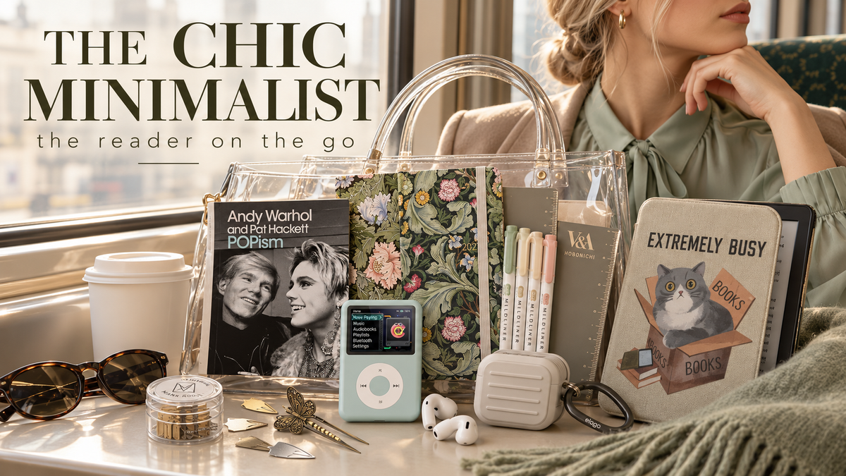 The Chic Minimalist: 10 Things the Reader on the Go Keeps in Her Work Bag