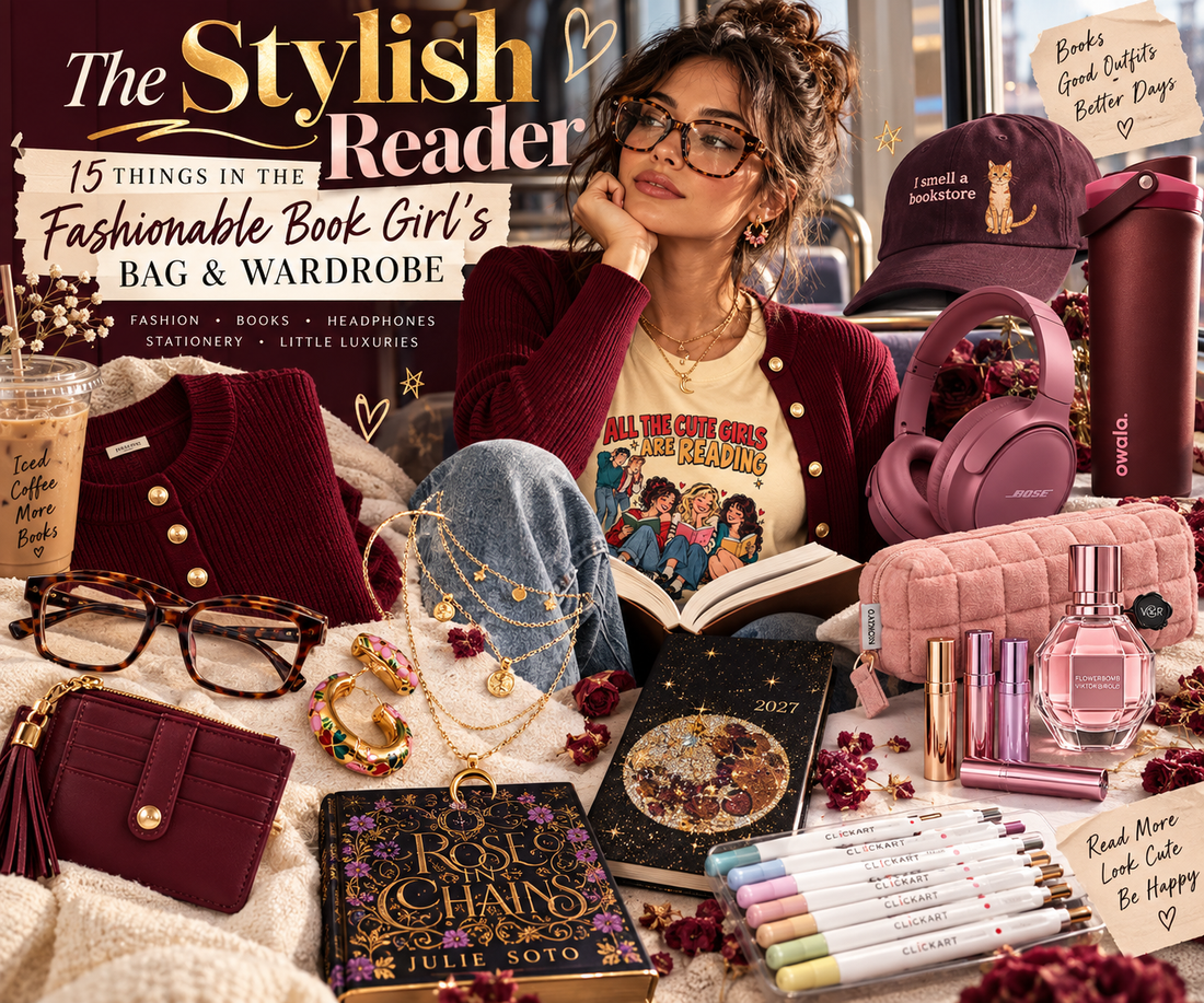 The Stylish Reader: 15 Things in the Fashionable Book Girl’s Bag & Wardrobe