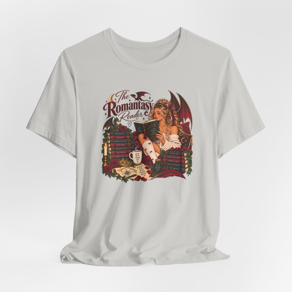 The Romantasy Reader Tee | Romance, Fantasy World Apparel