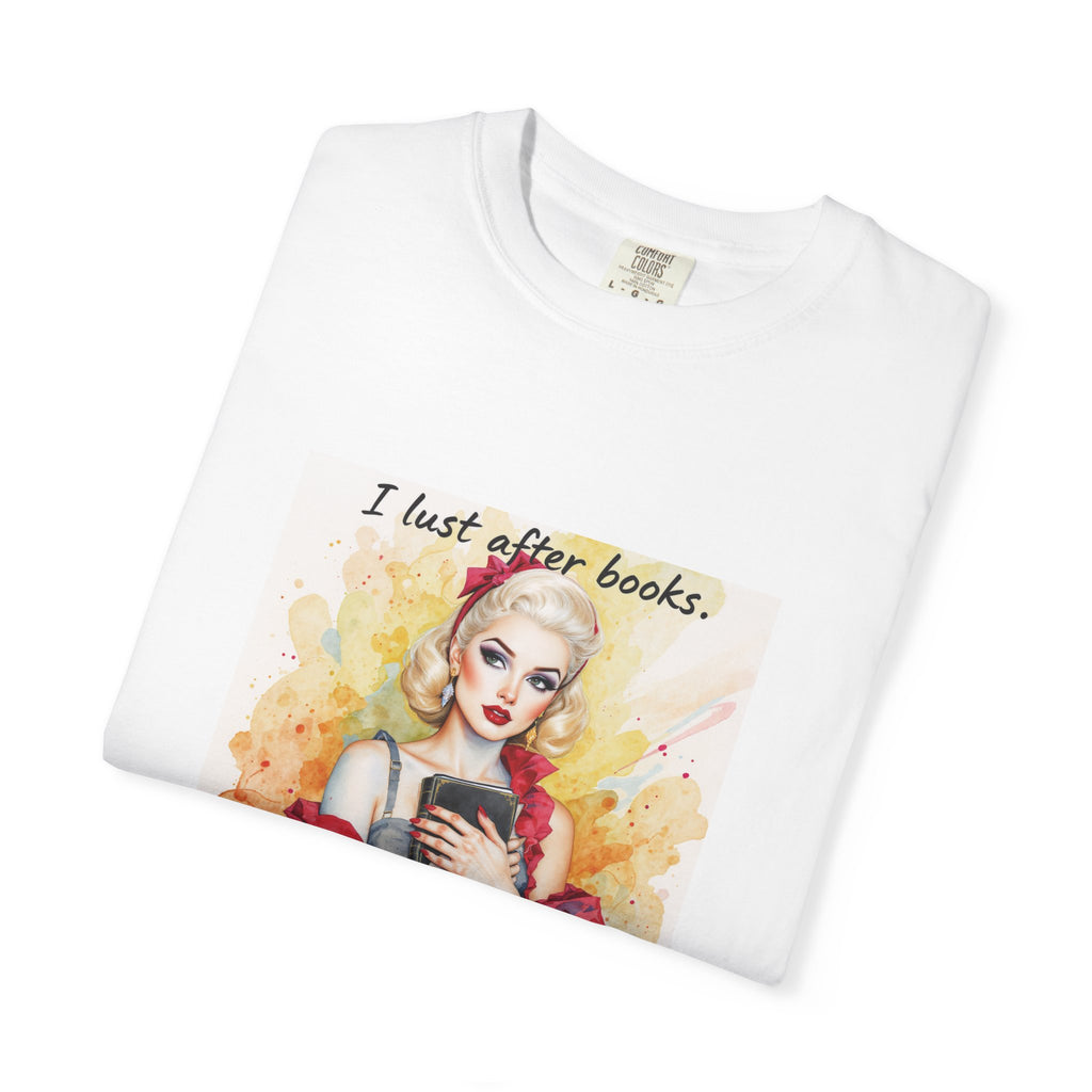 I Lust After Books - Watercolour Tee