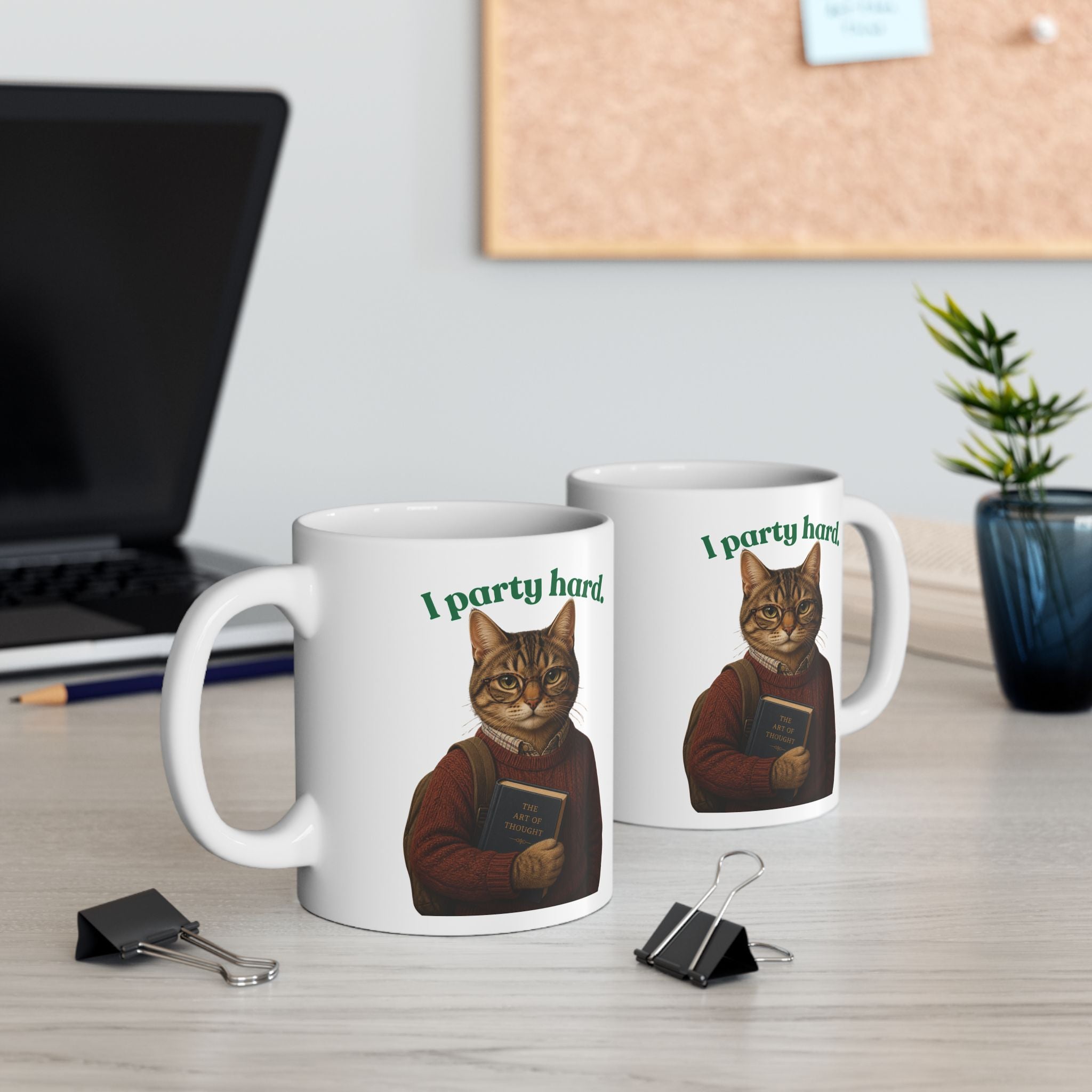 I Party Hard | Mug | Ceramic Coffee Mug