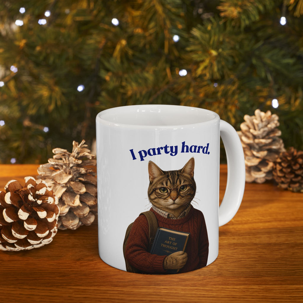 I Party Hard | Mug | Ceramic Coffee Mug