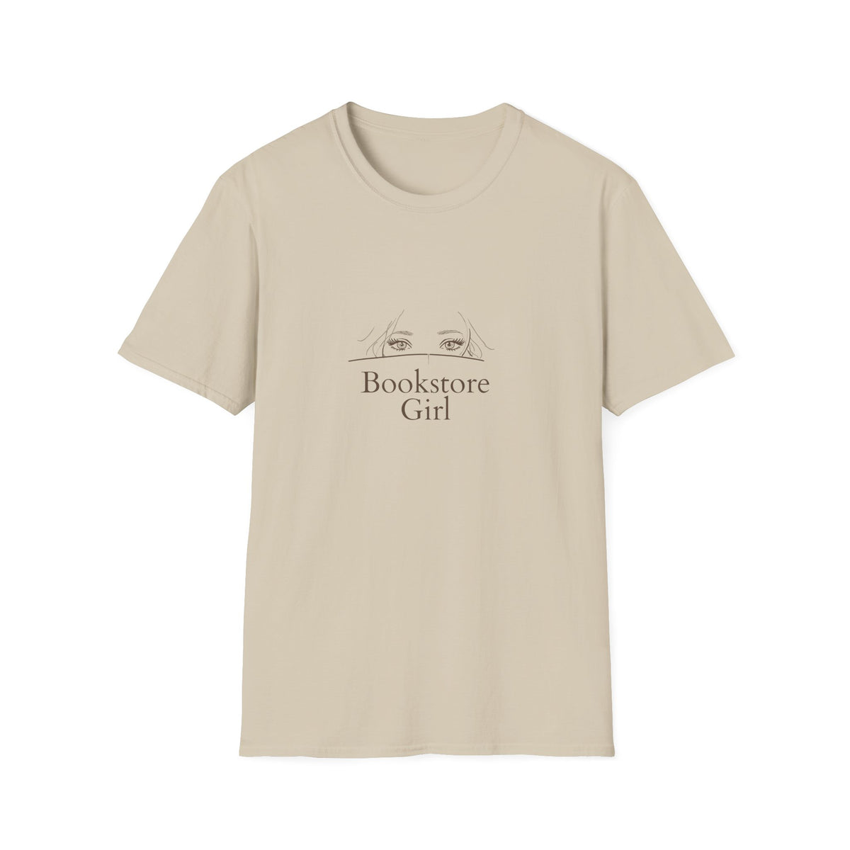 Bookstore Girl T-Shirt — Minimalist Reading Tee for Book Lovers