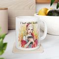I lust after books | Watercolour Illustration Ceramic Mug