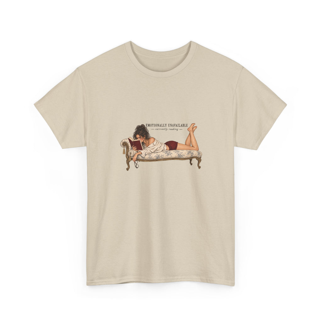 Emotionally Invested Reading Tee | Vintage Boudoir Art