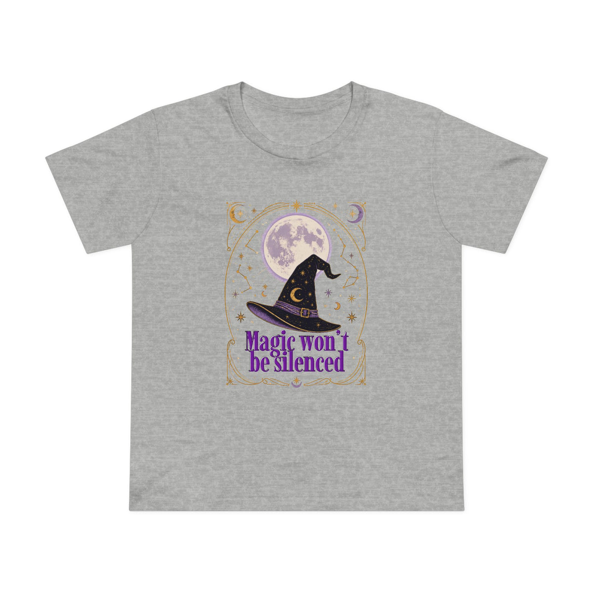 Magic Won’t Be Silenced Tee | Moon, Stars, Celestial Design