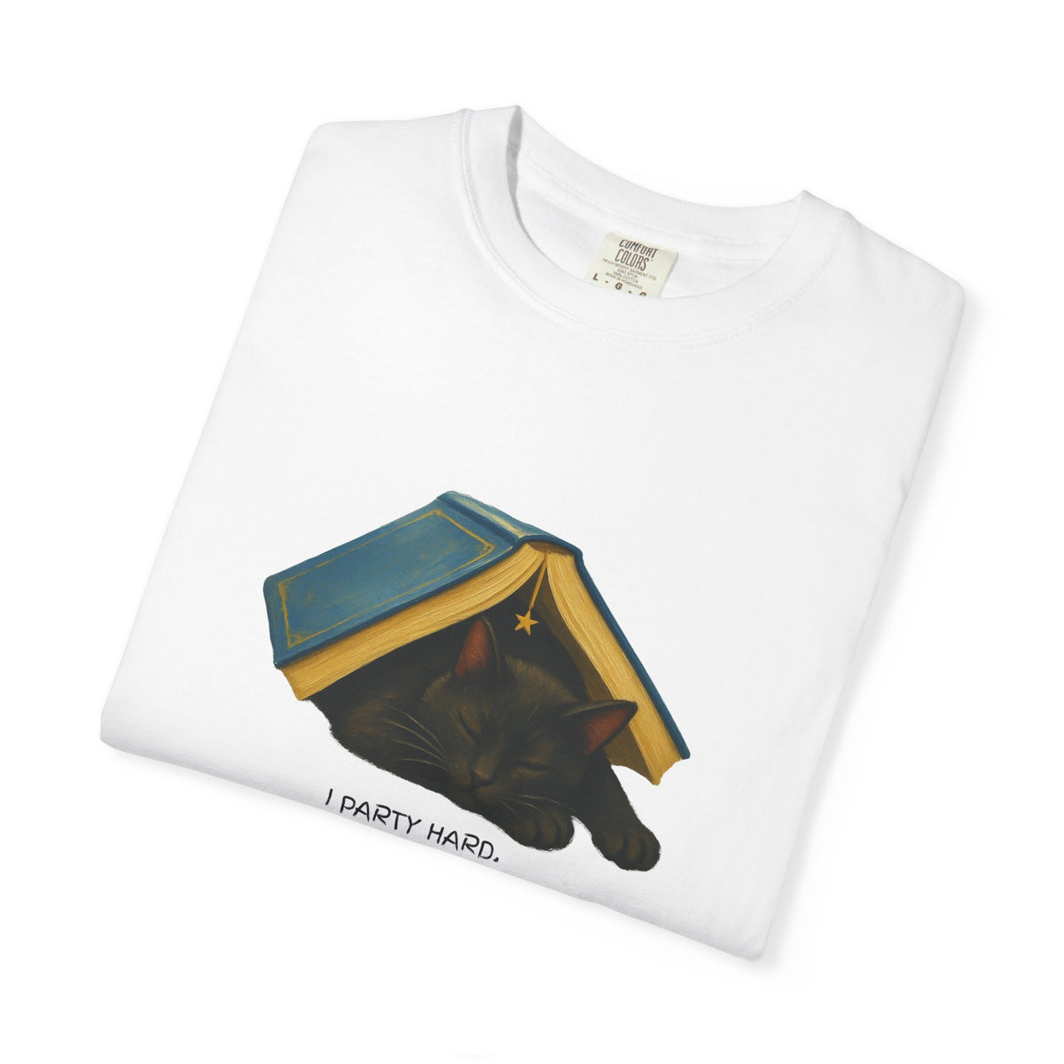 Funny Bookish Cat T-Shirt