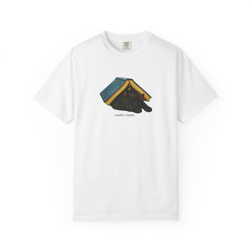 Funny Bookish Cat T-Shirt