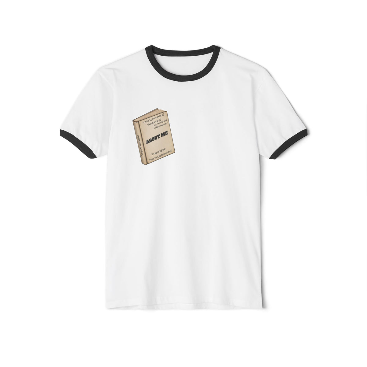 About Me Bookish Ringer Tee