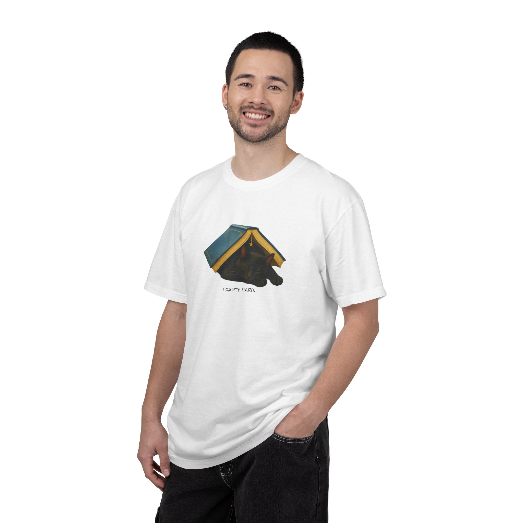 Funny Bookish Cat T-Shirt