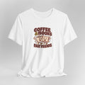Coffee & Books Tee | Readers Illustration T Shirt
