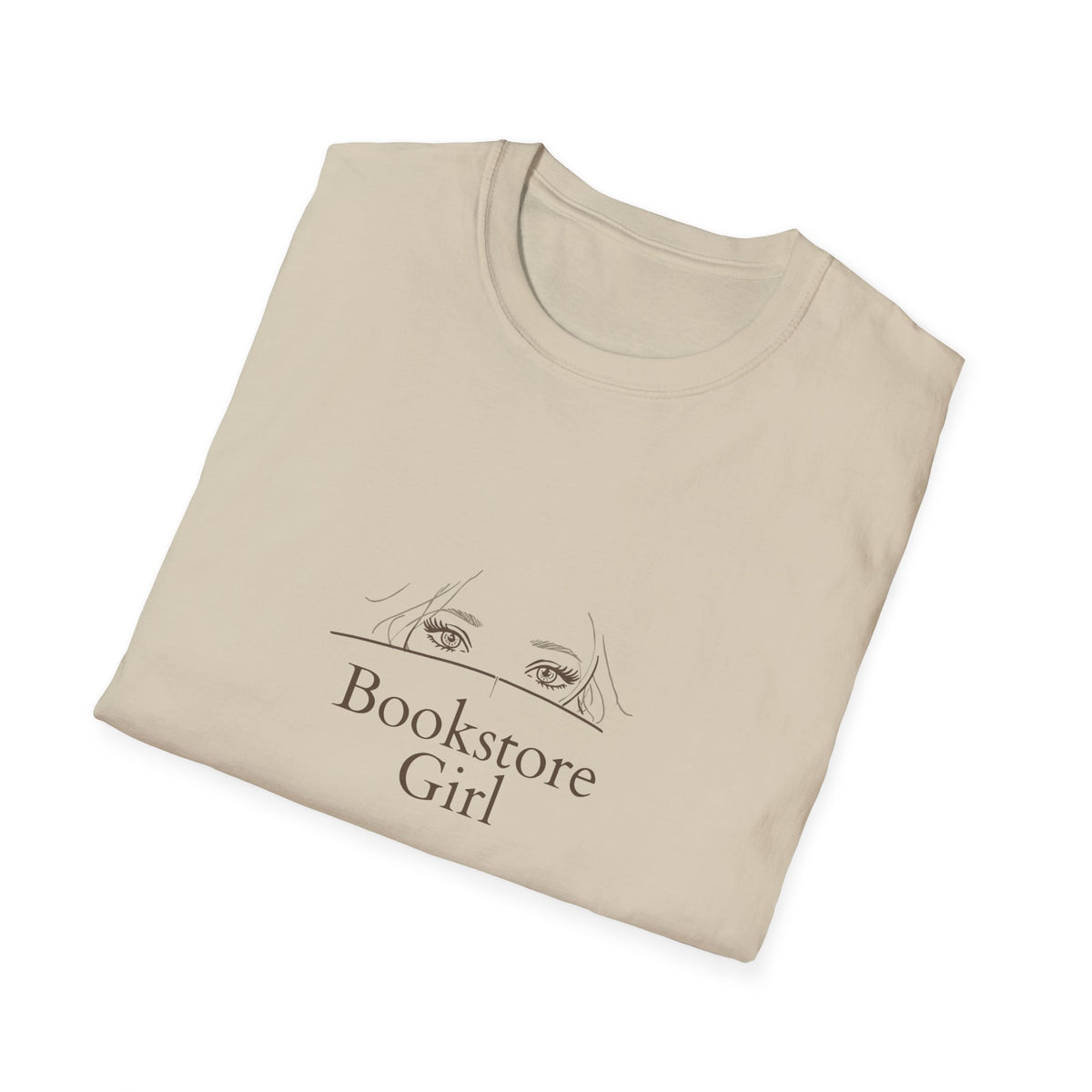 Bookstore Girl T-Shirt — Minimalist Reading Tee for Book Lovers
