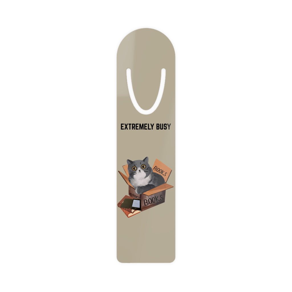 Extremely Busy | Funny Cat Bookmark