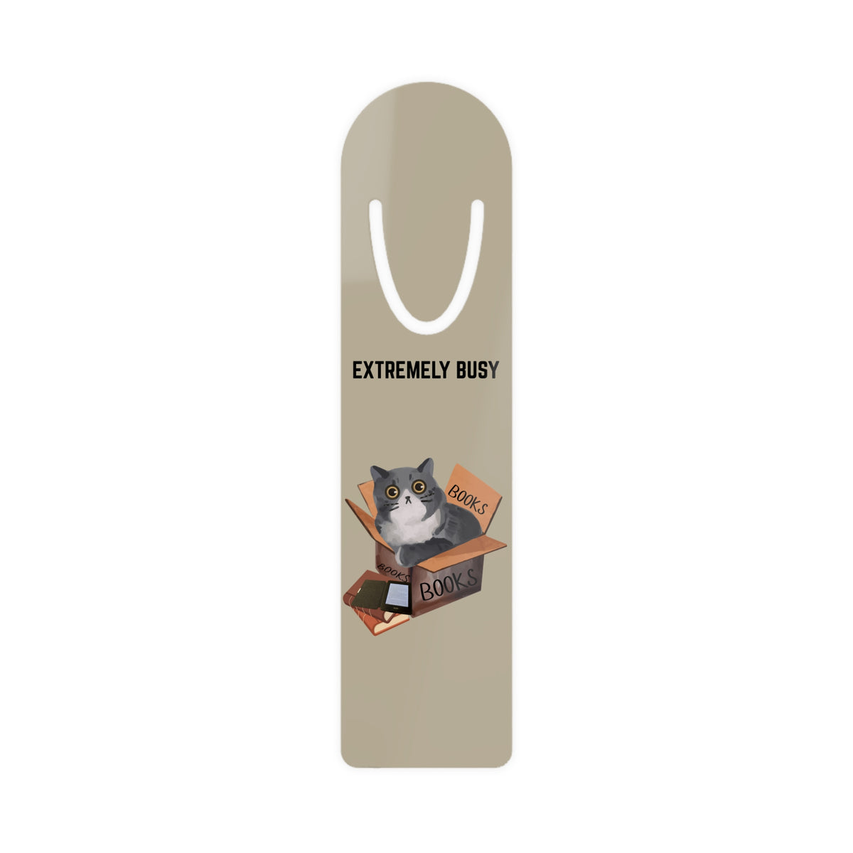 Extremely Busy | Funny Cat Bookmark