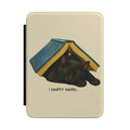Sleeping Black Cat with Book Kindle Case | Bookish Reader Accessory