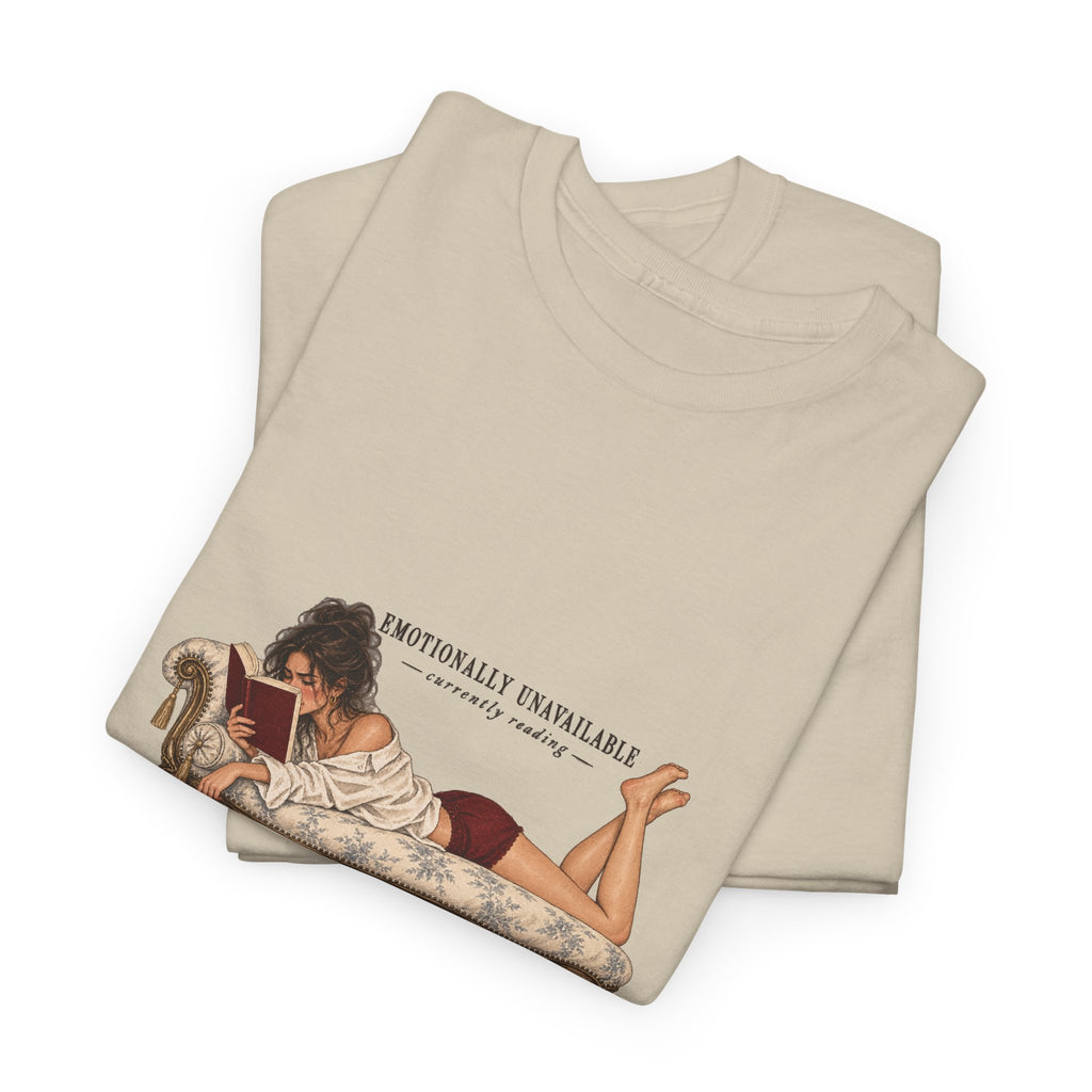 Emotionally Invested Reading Tee | Vintage Boudoir Art
