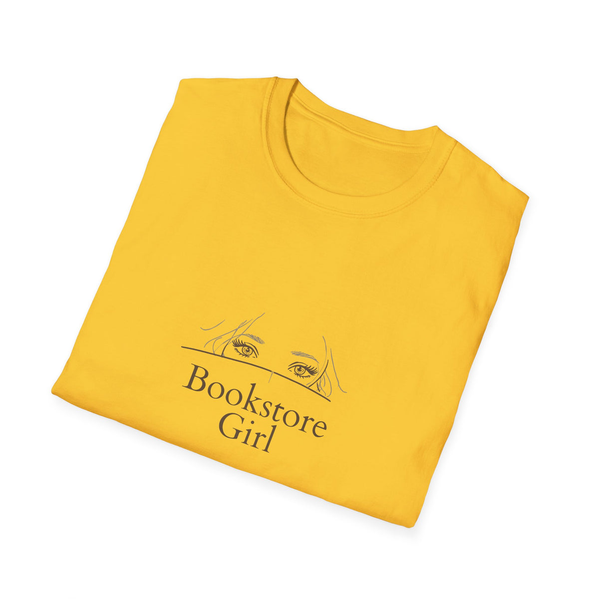 Bookstore Girl T-Shirt — Minimalist Reading Tee for Book Lovers