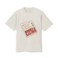 Books & Black Coffee Graphic Tee — Vintage Ticket Design for Book Lovers