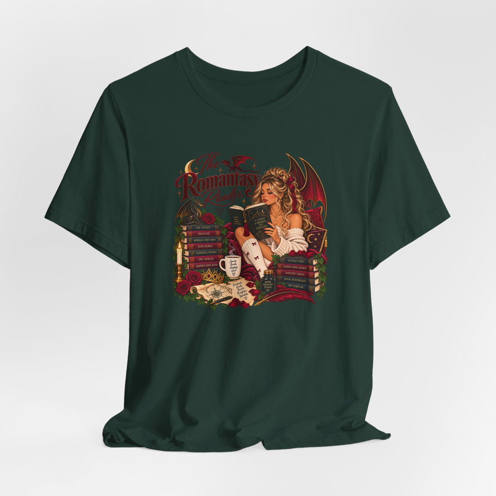 The Romantasy Reader Tee | Romance, Fantasy World Apparel