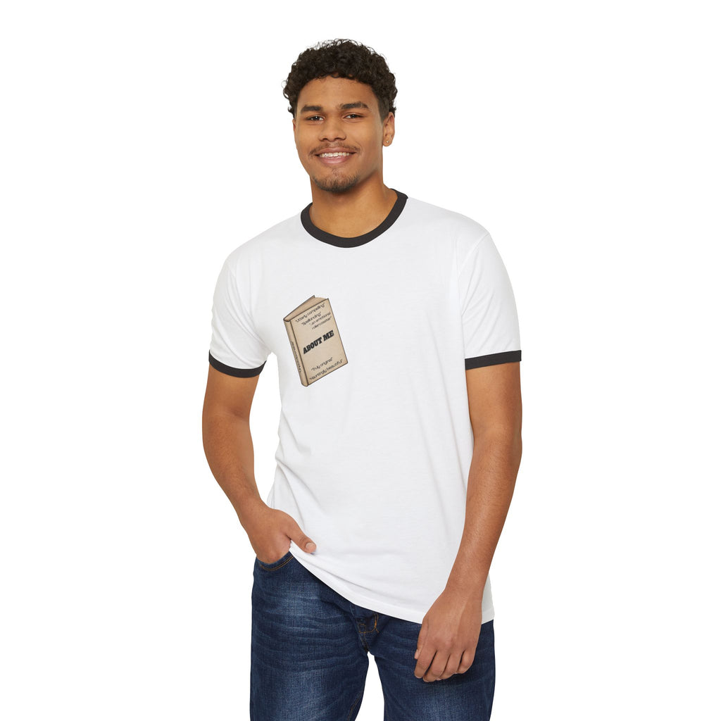 About Me Bookish Ringer Tee