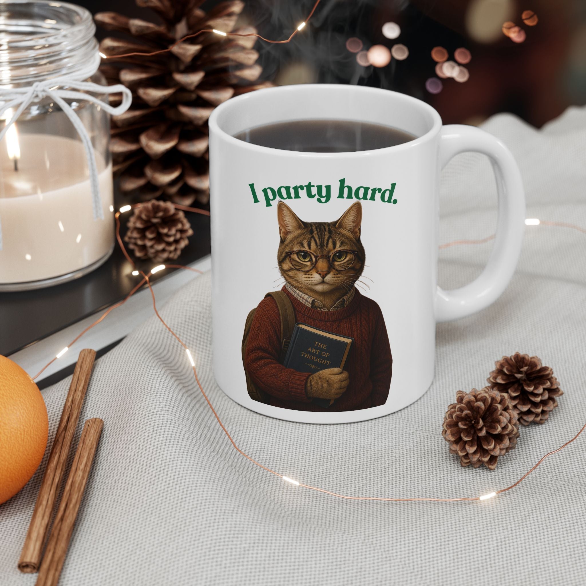 I Party Hard | Mug | Ceramic Coffee Mug