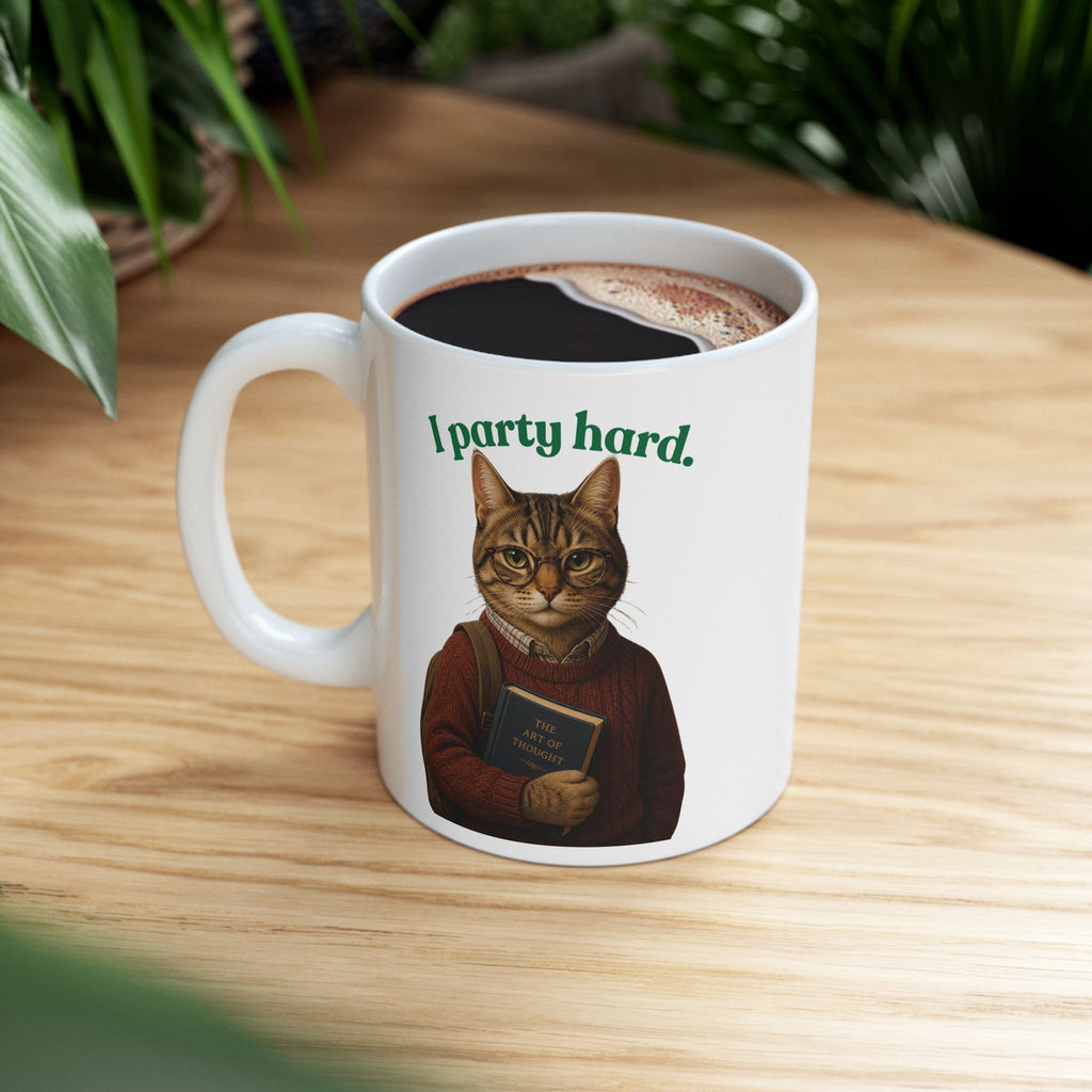 I Party Hard | Mug | Ceramic Coffee Mug