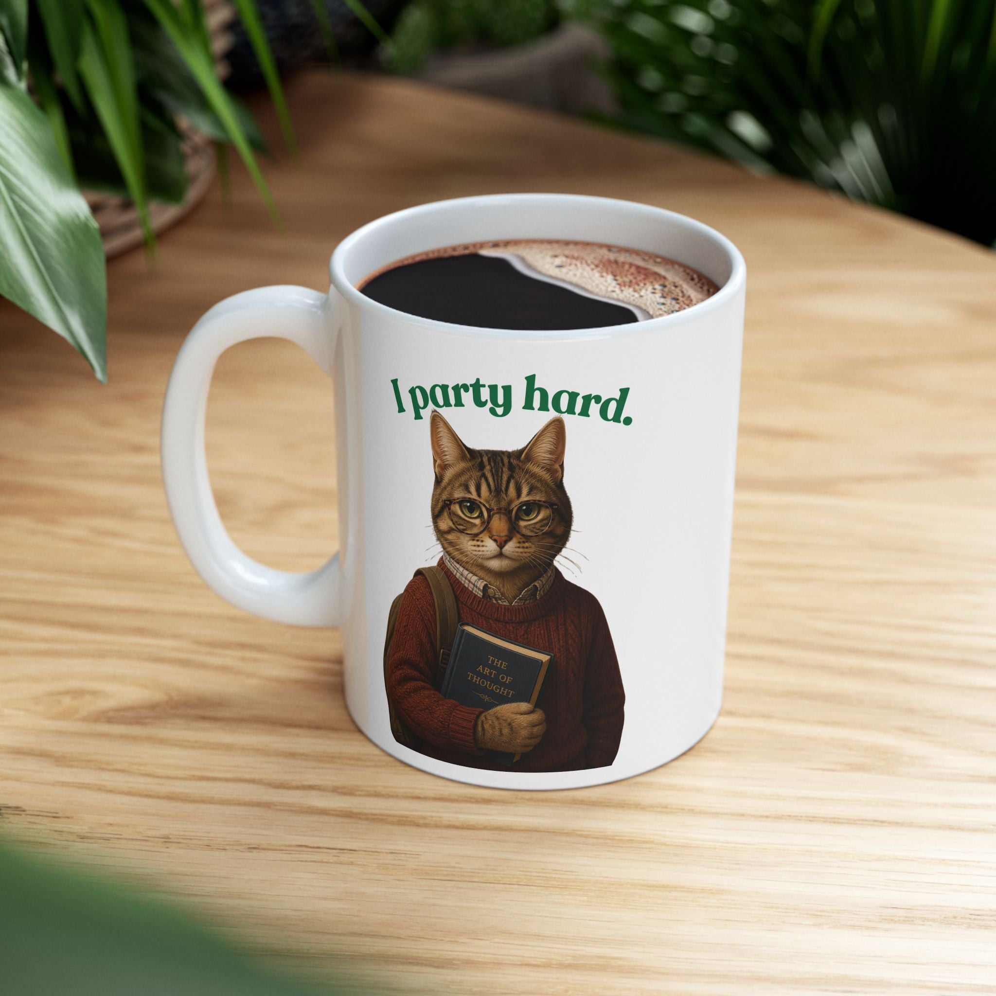 I Party Hard | Mug | Ceramic Coffee Mug