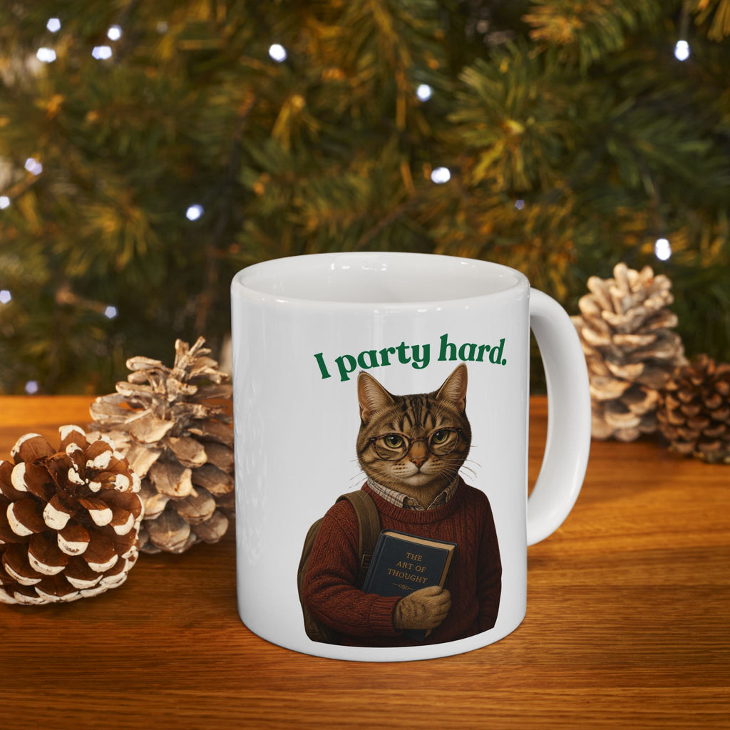 I Party Hard | Mug | Ceramic Coffee Mug