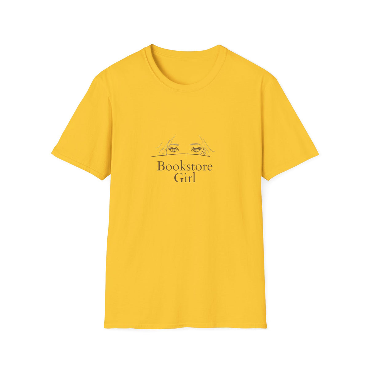 Bookstore Girl T-Shirt — Minimalist Reading Tee for Book Lovers