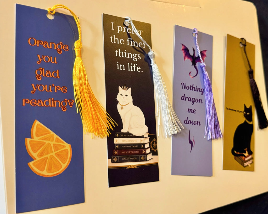 Orange you glad you’re reading? | Quote Bookmark