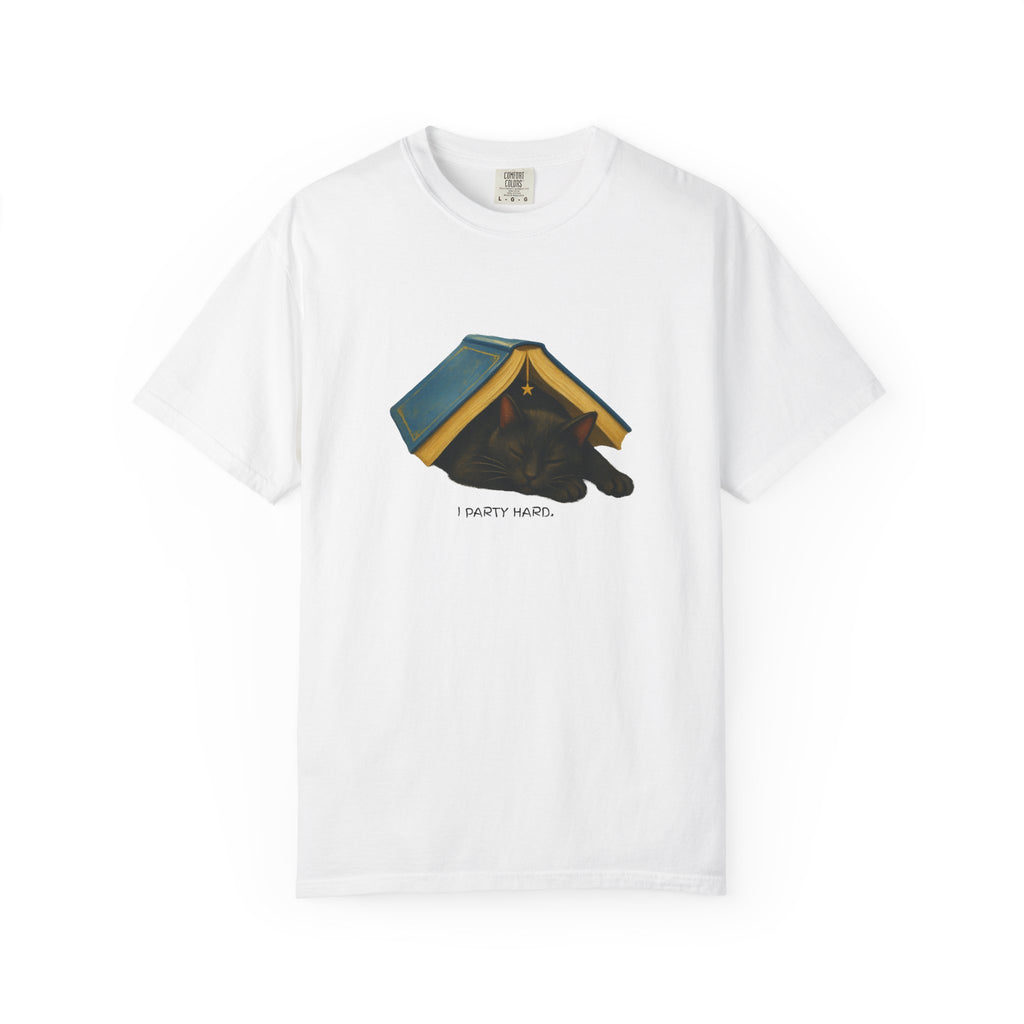 Funny Bookish Cat T-Shirt