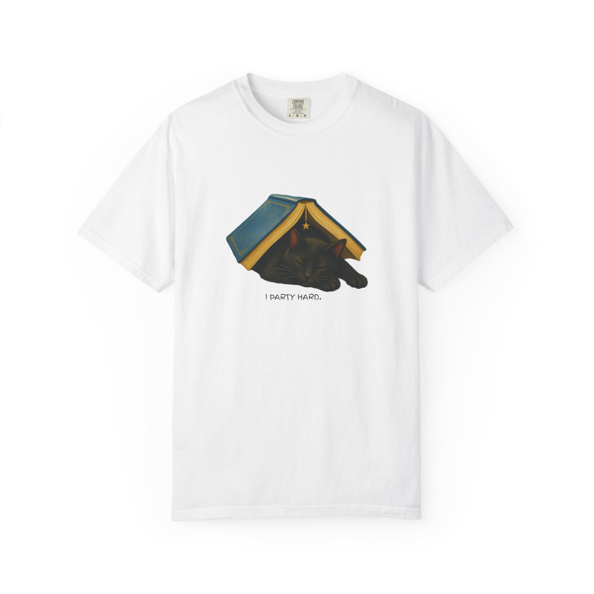 Funny Bookish Cat T-Shirt
