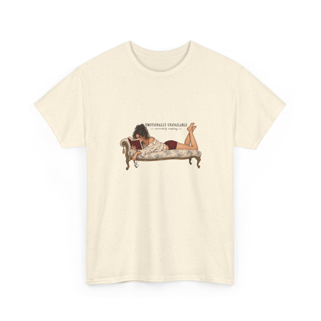 Emotionally Invested Reading Tee | Vintage Boudoir Art