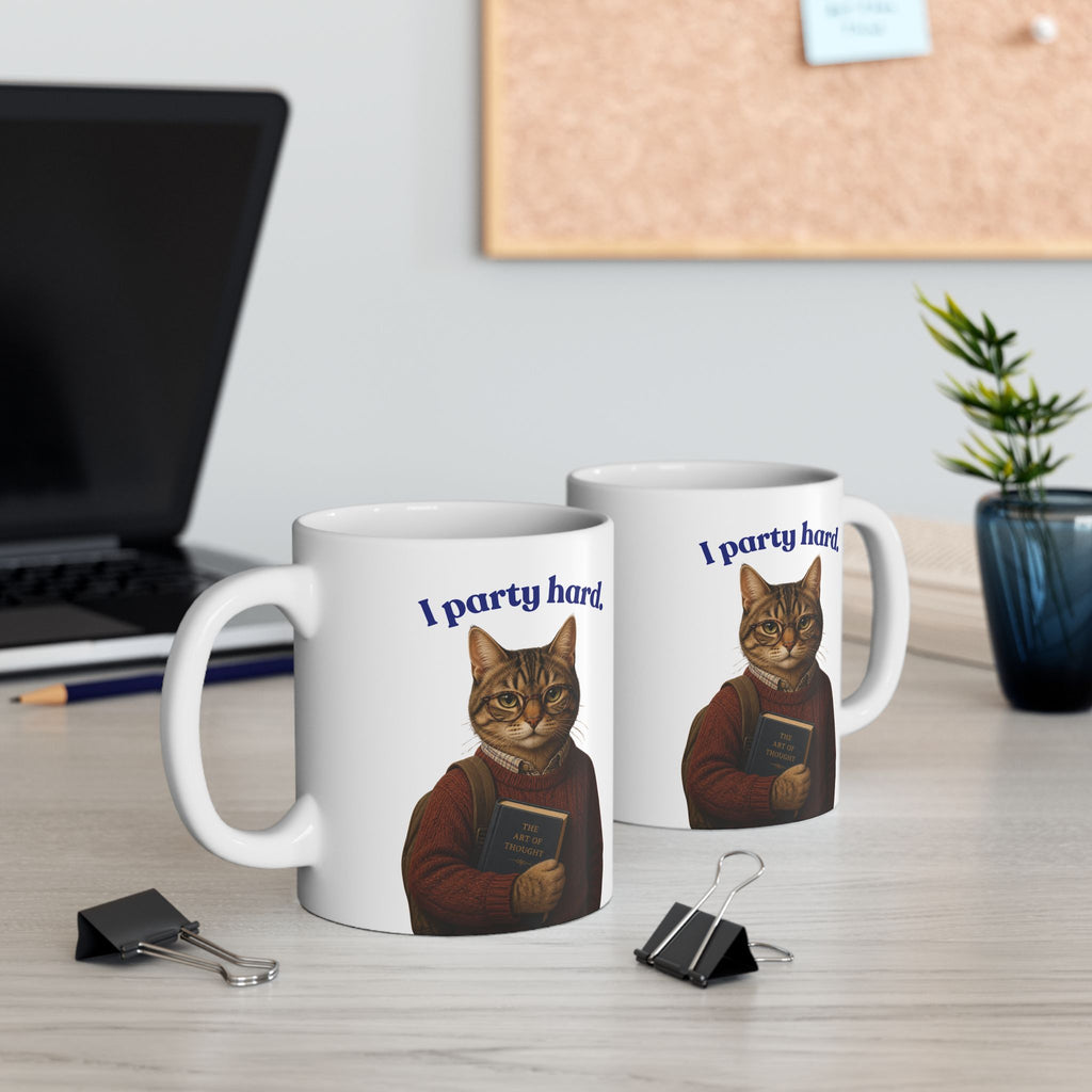 I Party Hard | Mug | Ceramic Coffee Mug