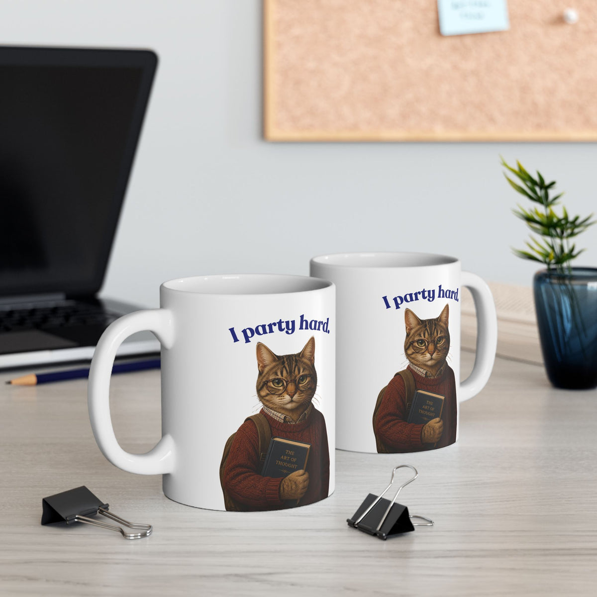 I Party Hard | Mug | Ceramic Coffee Mug