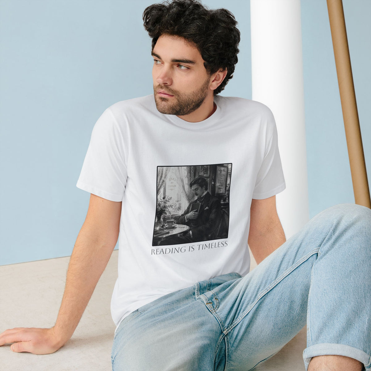 Reading Is Timeless T-Shirt — Vintage Reader Book Lover Tee