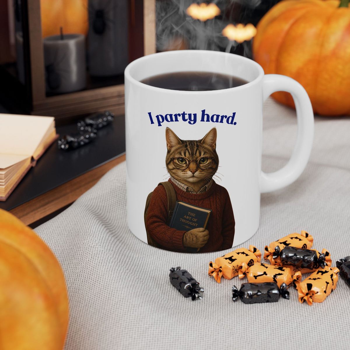 I Party Hard | Mug | Ceramic Coffee Mug