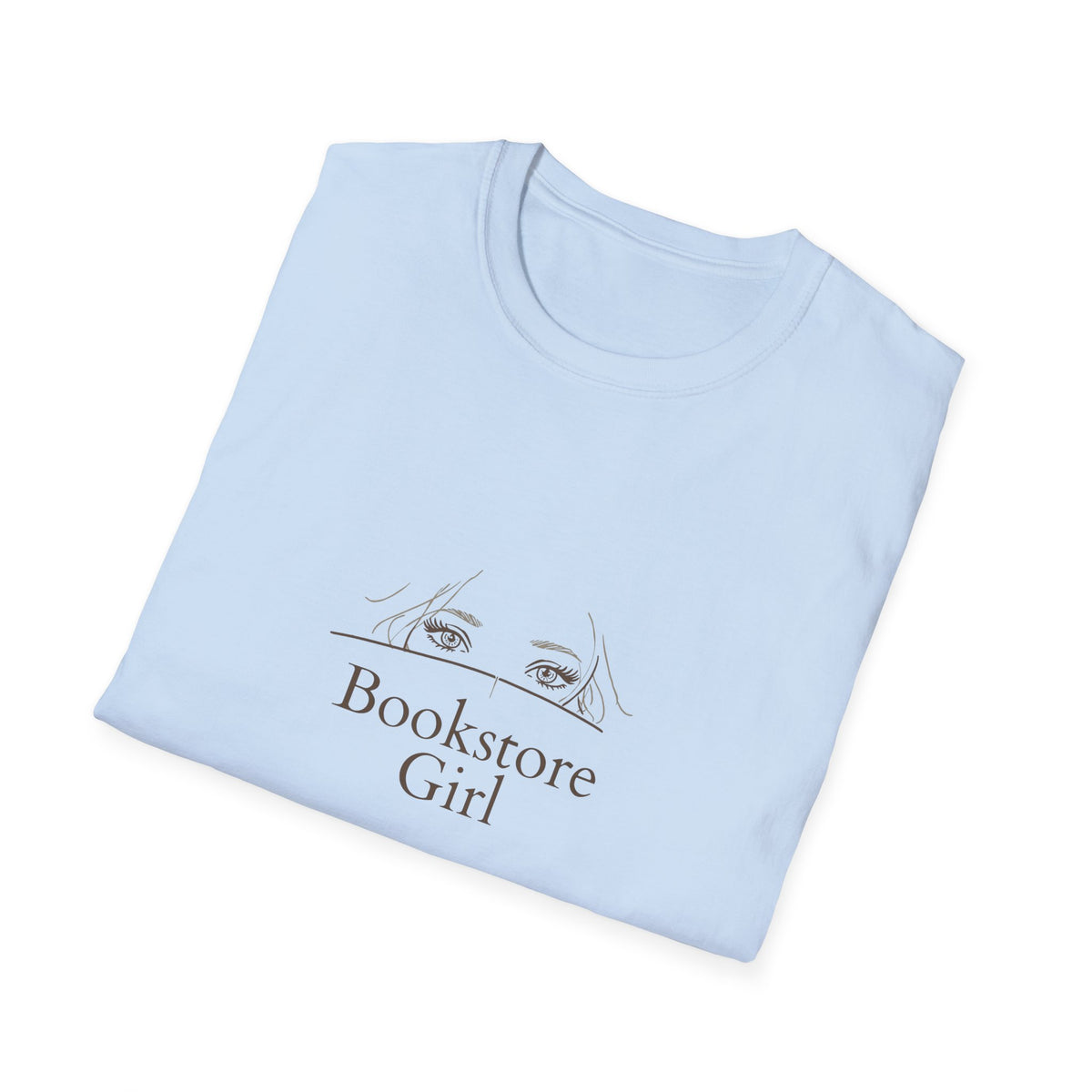 Bookstore Girl T-Shirt — Minimalist Reading Tee for Book Lovers