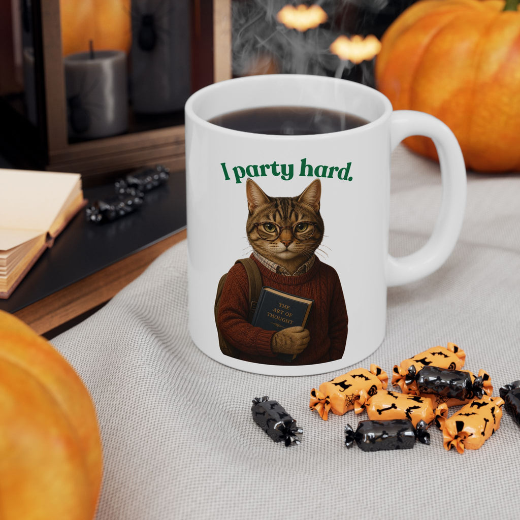 I Party Hard | Mug | Ceramic Coffee Mug
