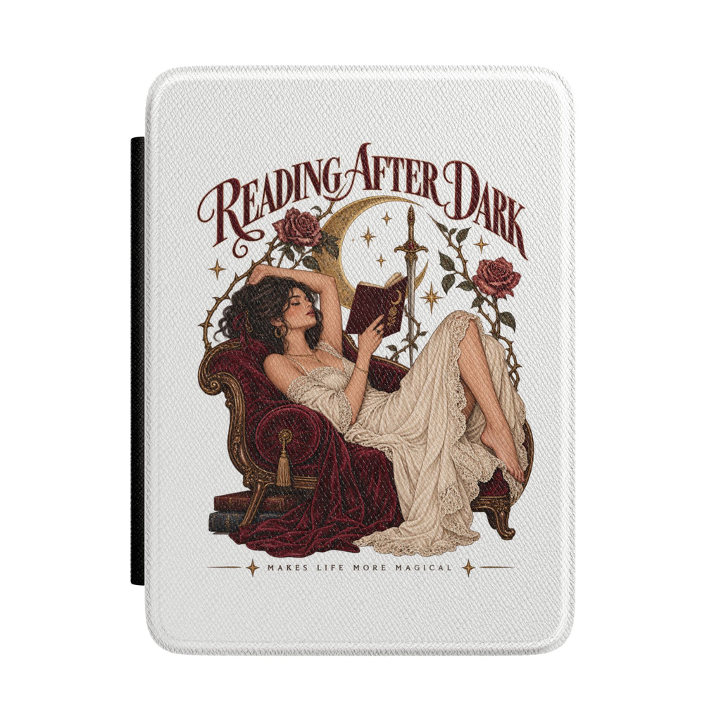 Kindle Case — "Reading After Dark" Vintage Art Nouveau Reader Cover