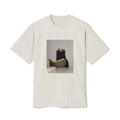 Crowned Cat Reading Tee | Book Lover Cat Meme