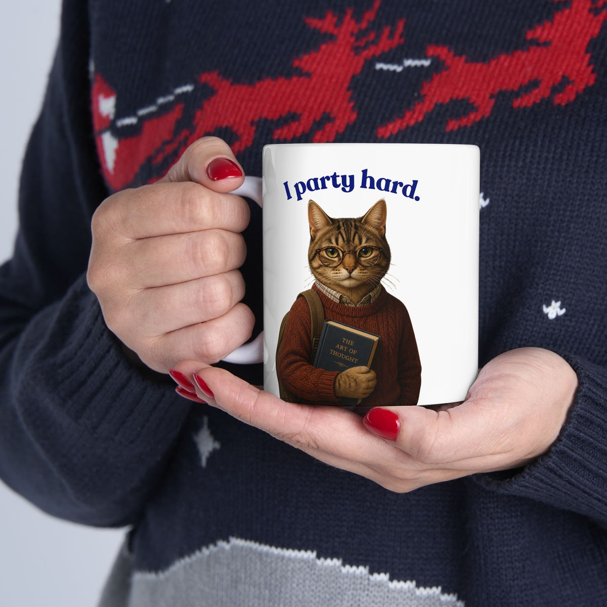 I Party Hard | Mug | Ceramic Coffee Mug
