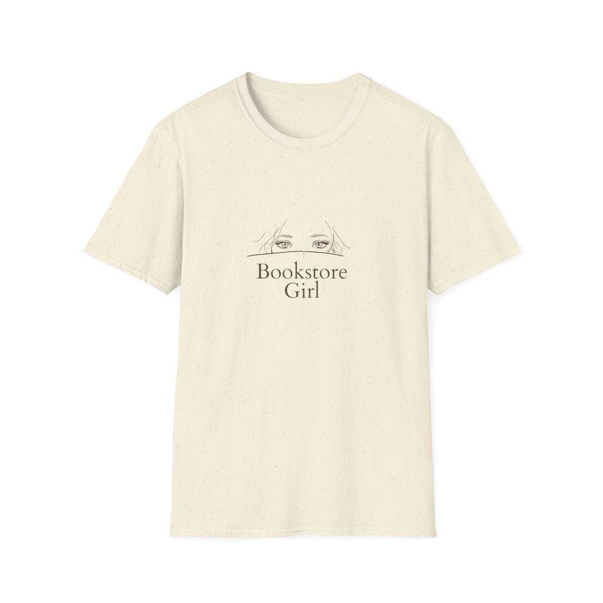 Bookstore Girl T-Shirt — Minimalist Reading Tee for Book Lovers