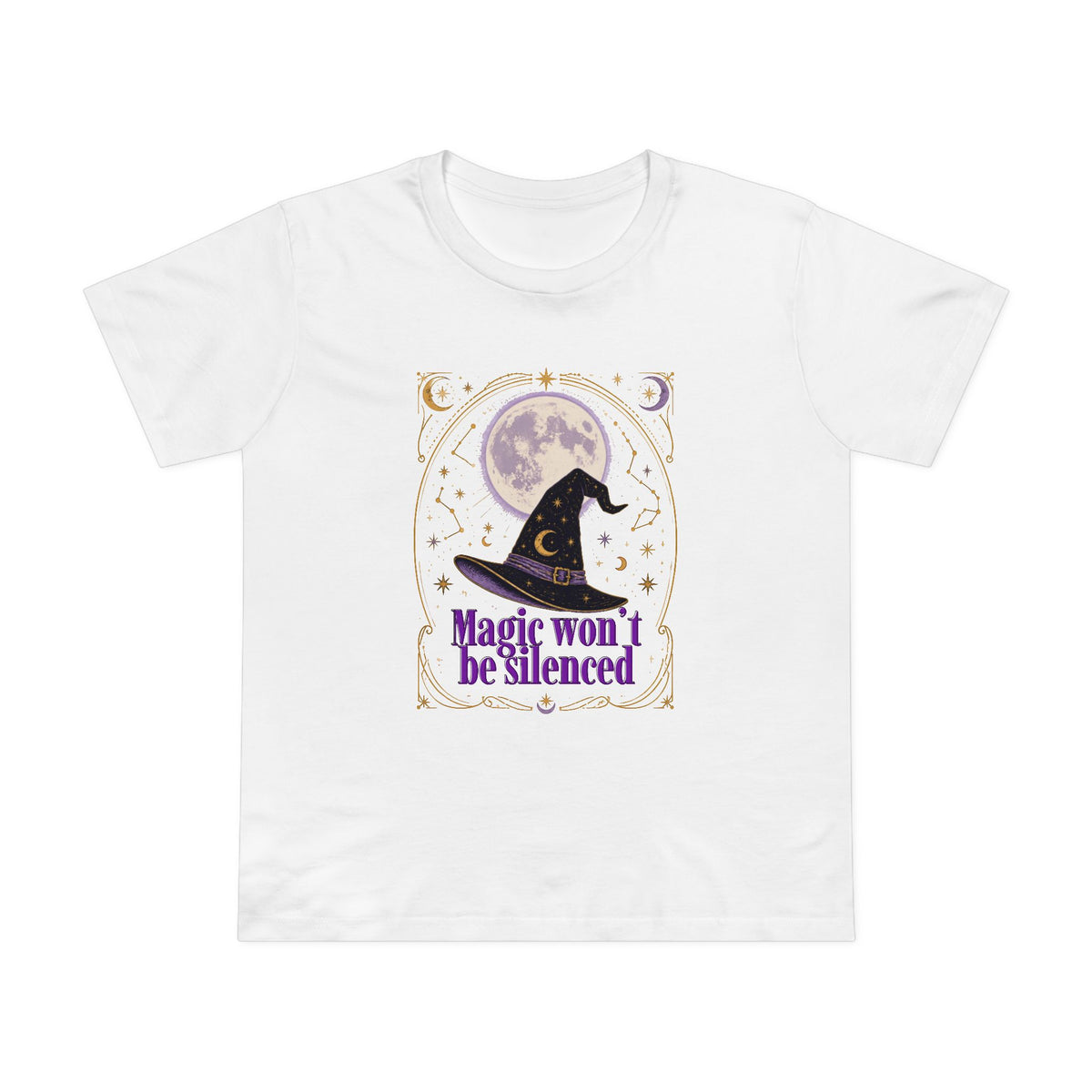 Magic Won’t Be Silenced Tee | Moon, Stars, Celestial Design