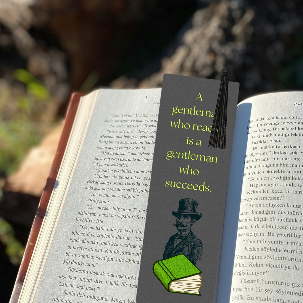 A gentleman who reads | Quote, Bookmark