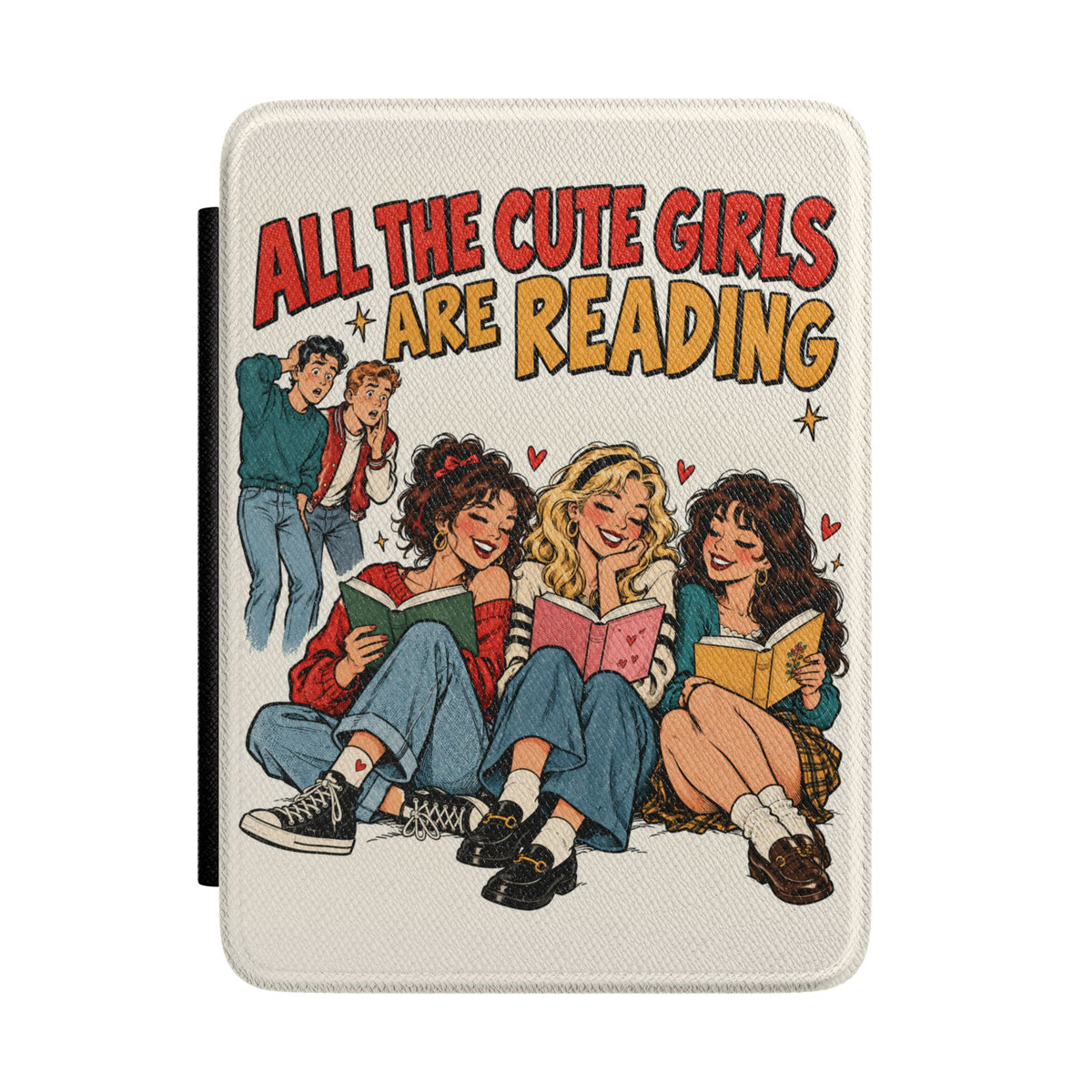 All the Cute Girls Are Reading Kindle Case, Bookish Kindle Cover, Book Lover Gift for Her, BookTok Gift, Reader Gift, Ereader Case